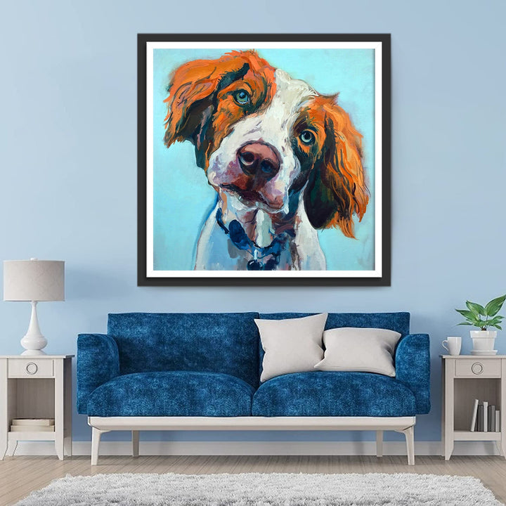 Een Sechte Hond Diamond Painting