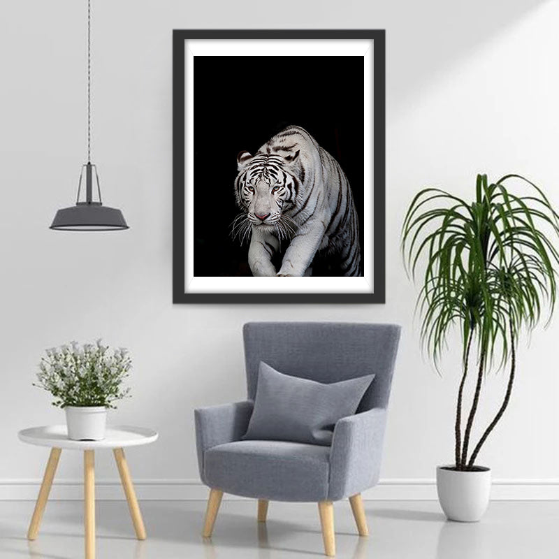 Een Tijger die Wacht op zijn Kans Diamond Painting