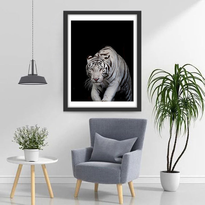 Een Tijger die Wacht op zijn Kans Diamond Painting