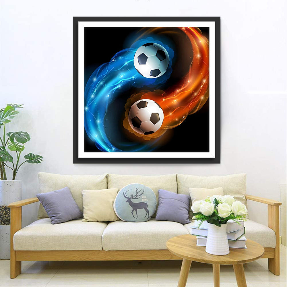 Een Uitbarsting van Energie Diamond Painting