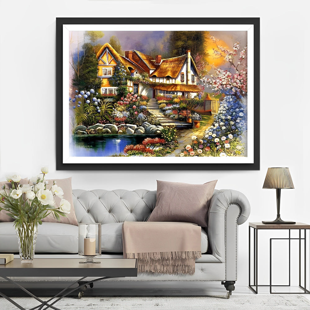 Een Verfijnd Huis Diamond Painting