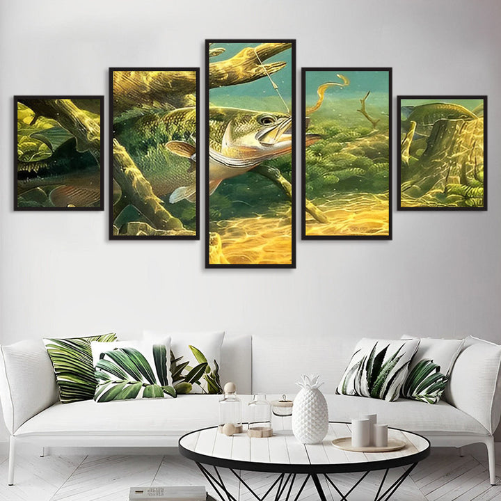 Een Vis in het Water 5 Platen Diamond Painting