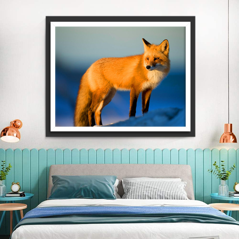 Een Vos Kijkt Terug Diamond Painting