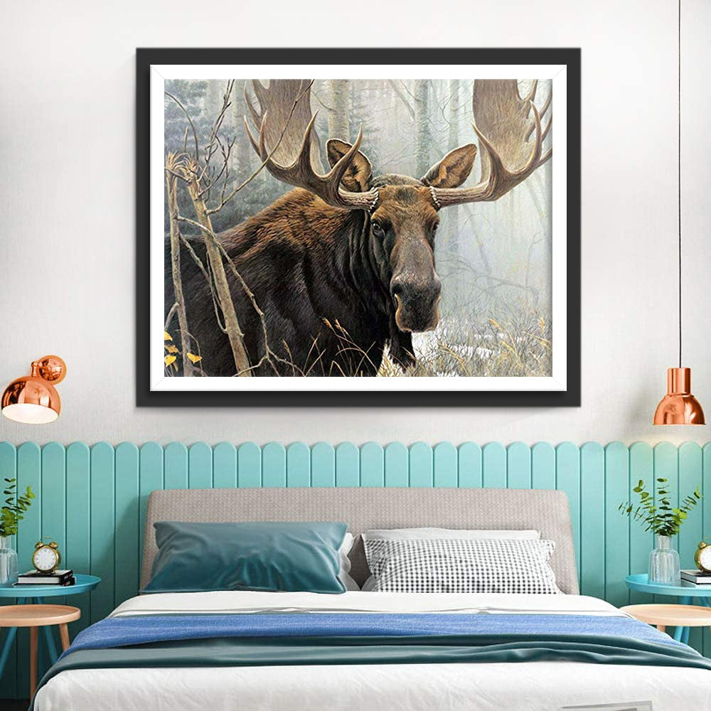 Elanden in het Bos Diamond Painting