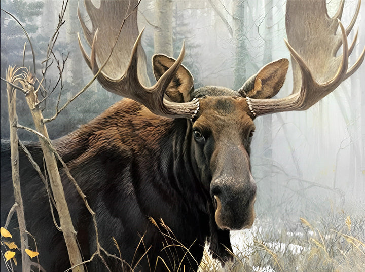 Elanden in het Bos Diamond Painting