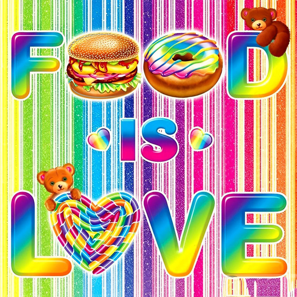 Eten is Liefde Diamond Painting