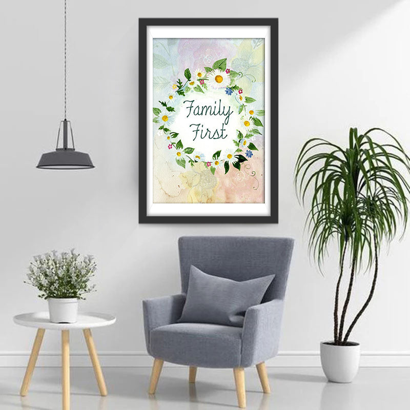 Familie Voorop Diamond Painting