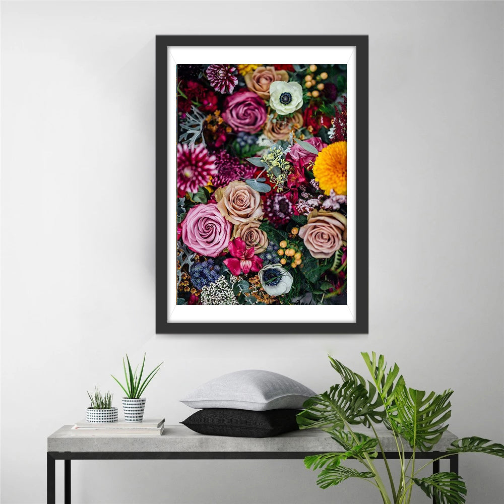 Fantasie-Bloemenovervloed Diamond Painting