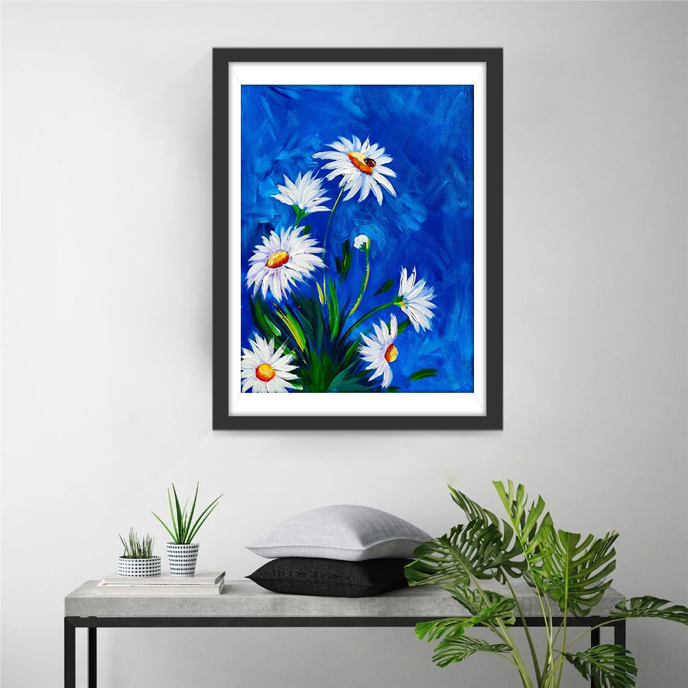 Fantasie-Madeliefjes Diamond Painting
