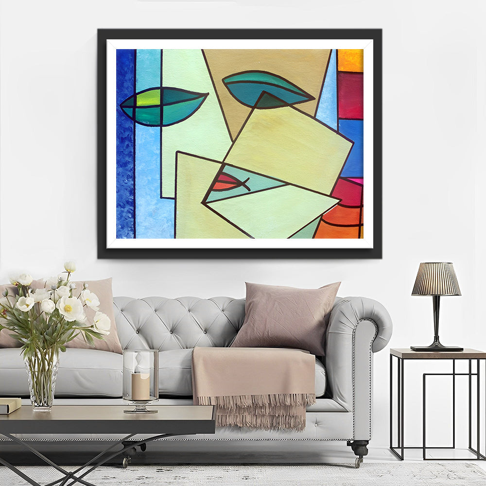 Fantasierijke Abstrahering Diamond Painting