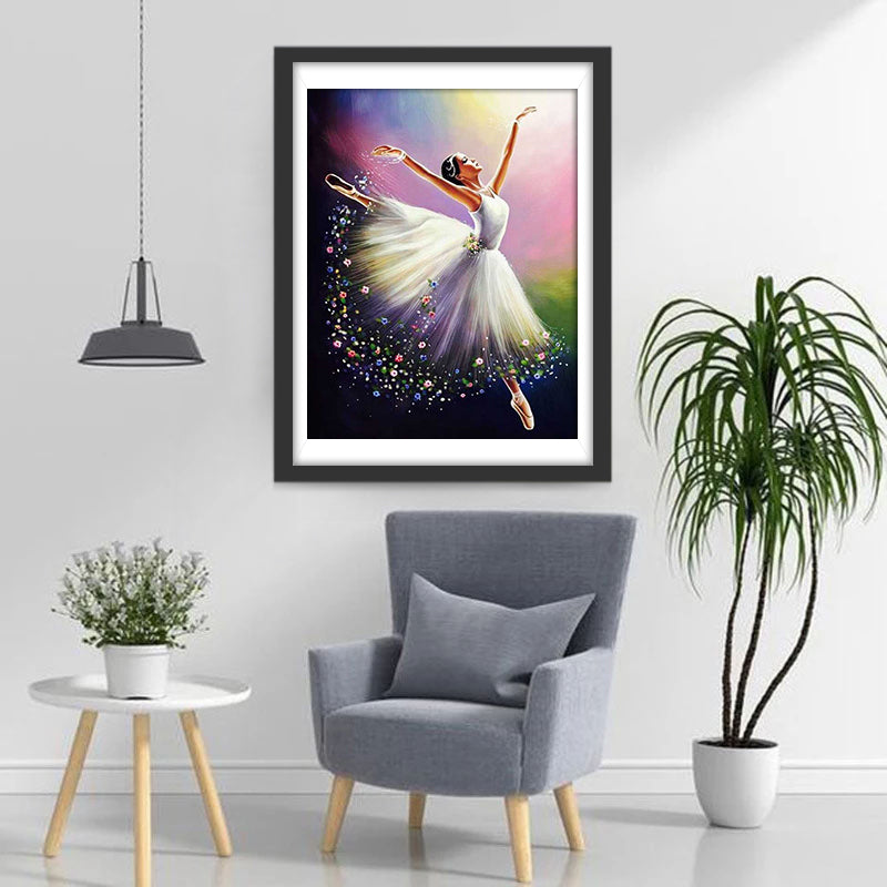Flexibel Dichterijke Dansscène Diamond Painting