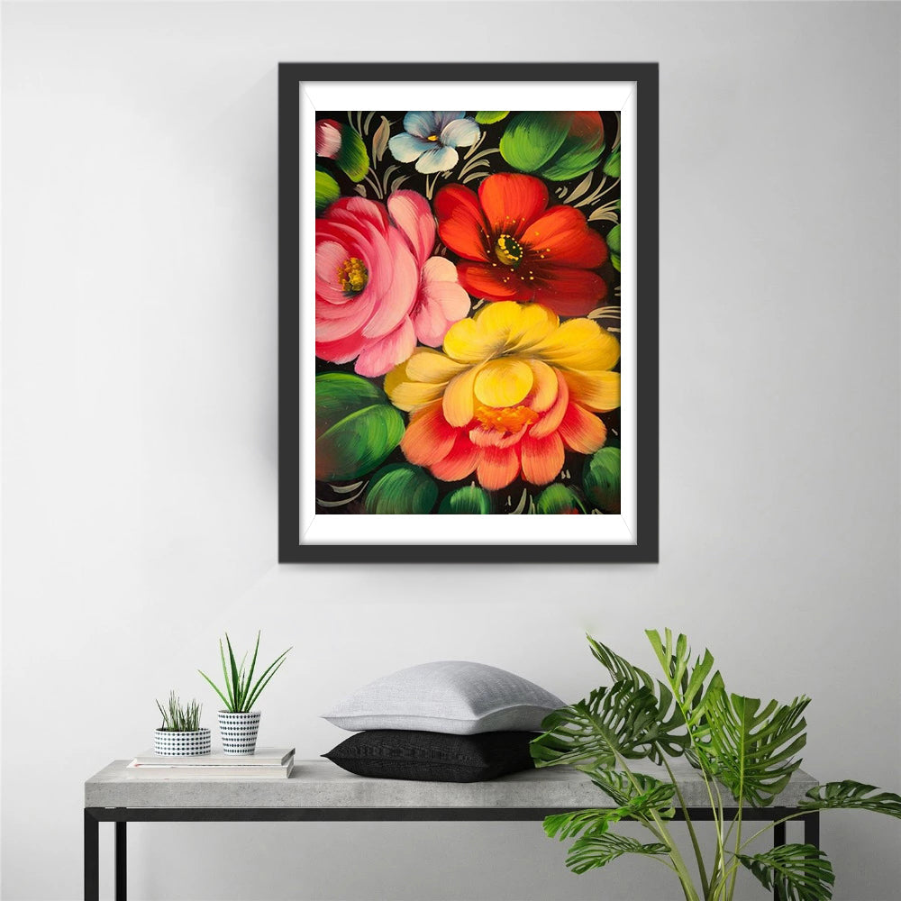 Florale Kunst Diamond Painting