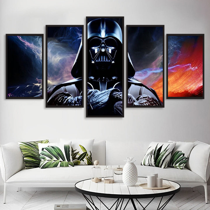 Futuristisch Darth Vader-portret 5 Platen Diamond Painting