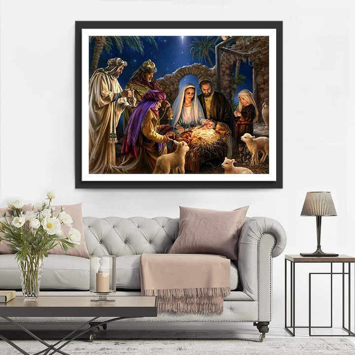 Geboorte van Jezus Diamond Painting