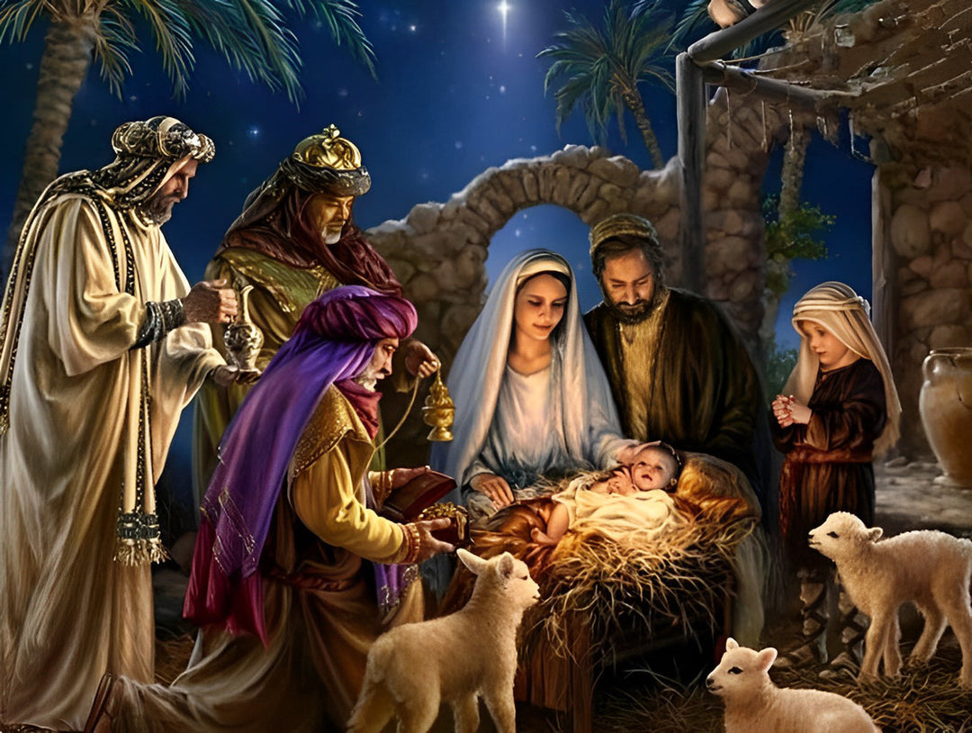 Geboorte van Jezus Diamond Painting