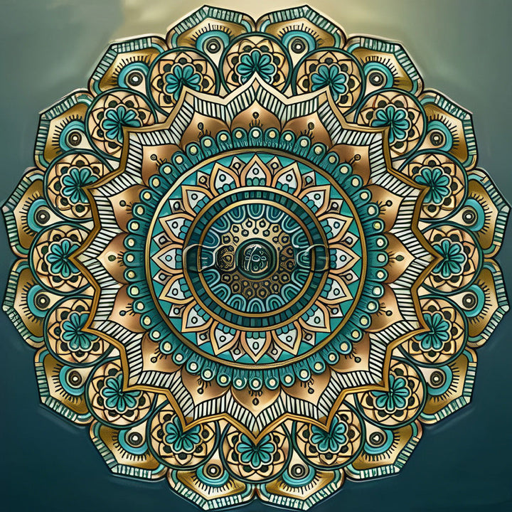 Gedetailleerd Mandala met Diepe Betekenis Diamond Painting