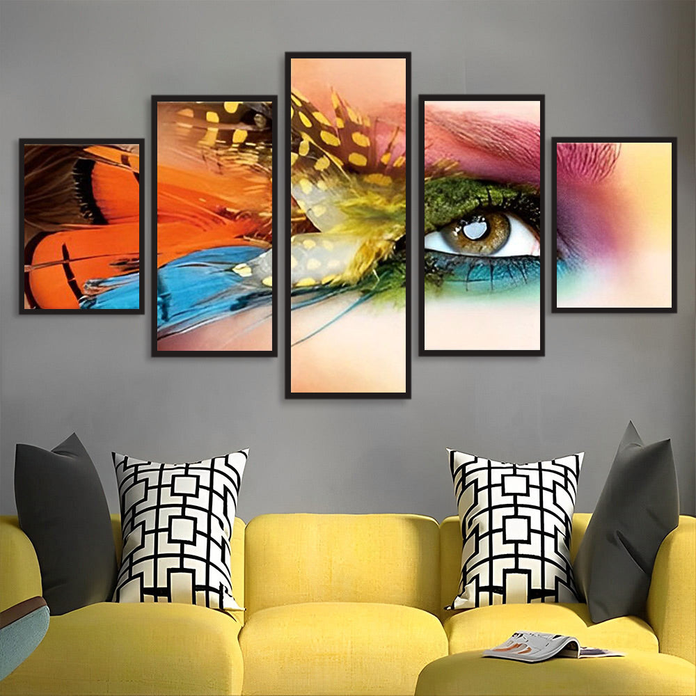 Geheimnisvol Artistiek Ooggezicht 5 Platen Diamond Painting