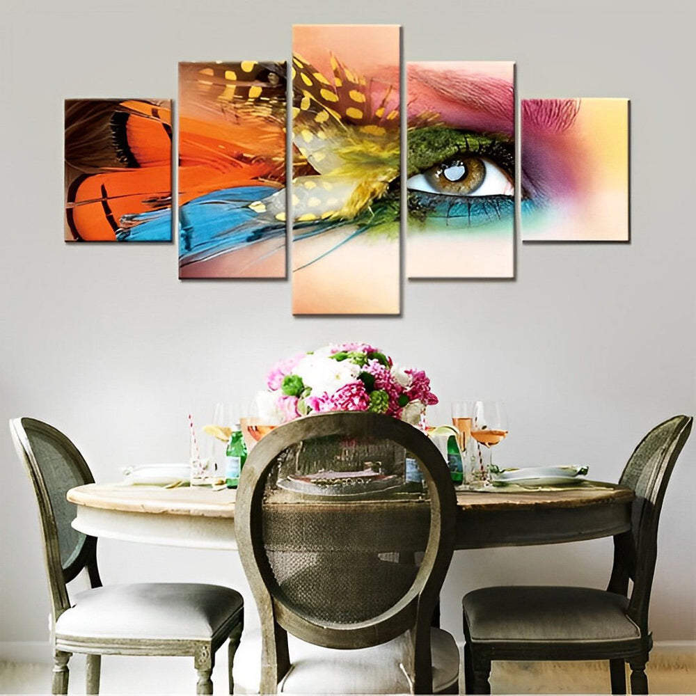 Geheimnisvol Artistiek Ooggezicht 5 Platen Diamond Painting