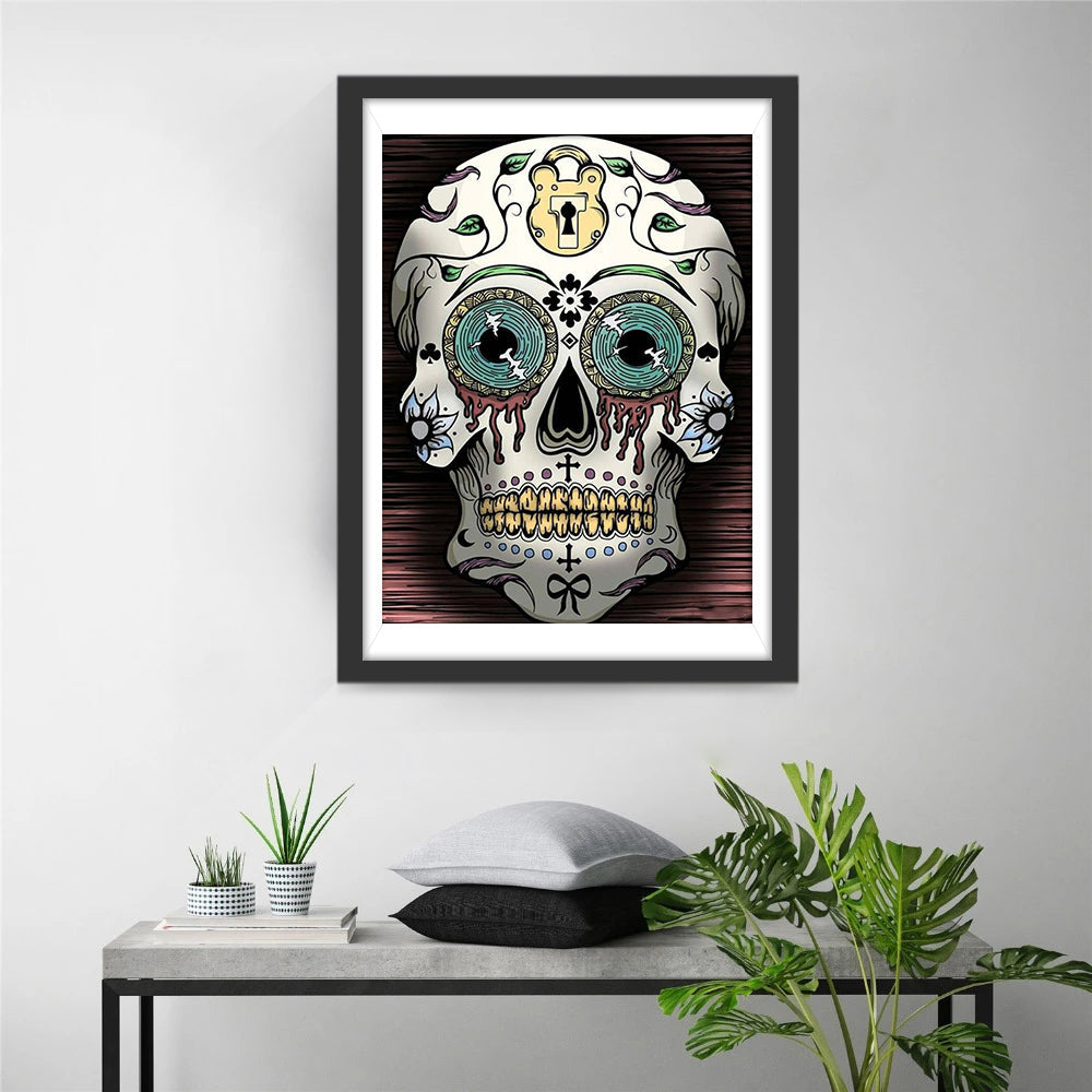 Geheimzinnig Schedel Diamond Painting
