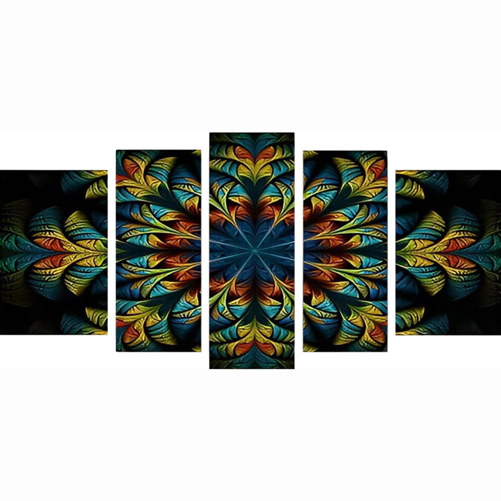 Geheimzinnige Bloemenwereld 5 Platen Diamond Painting