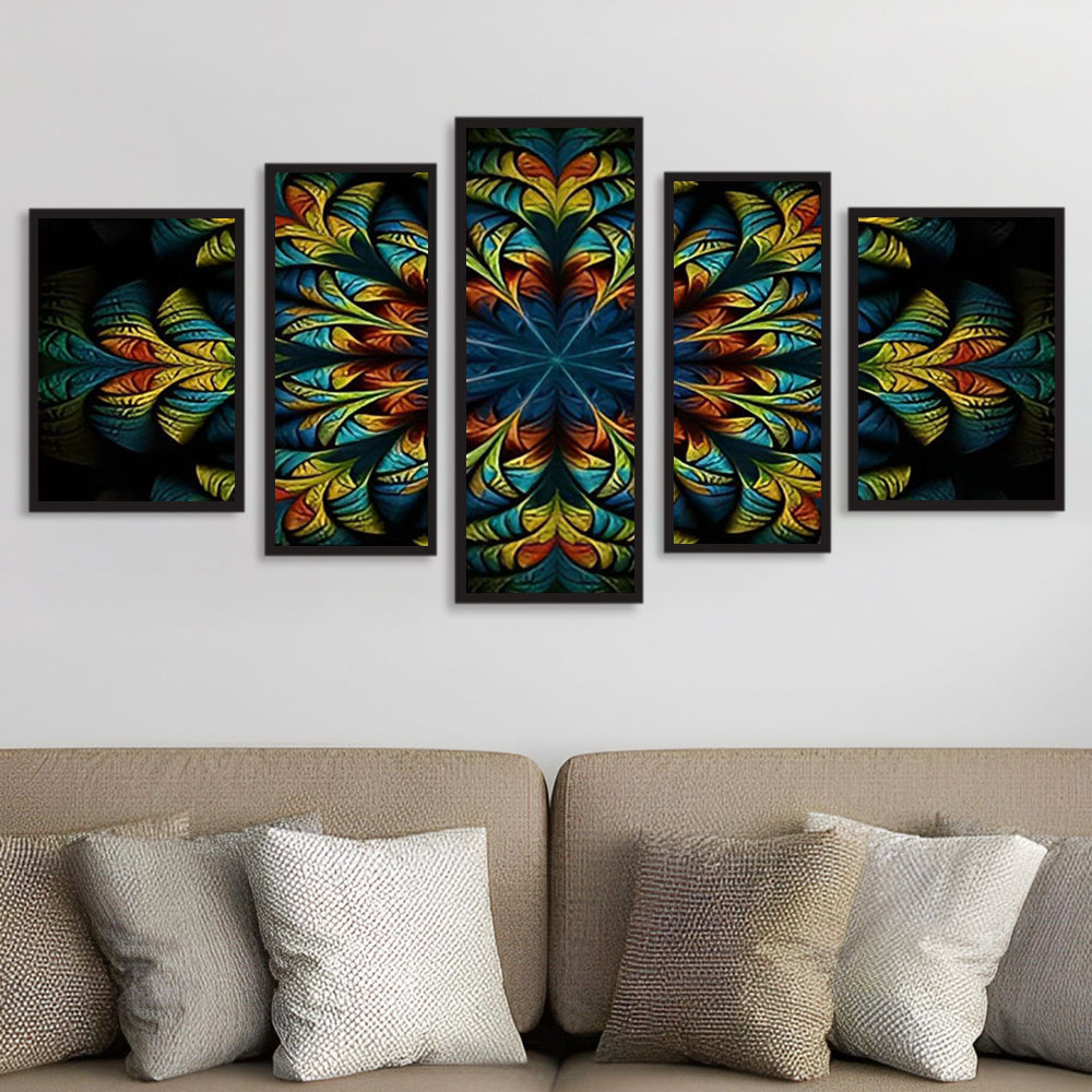 Geheimzinnige Bloemenwereld 5 Platen Diamond Painting