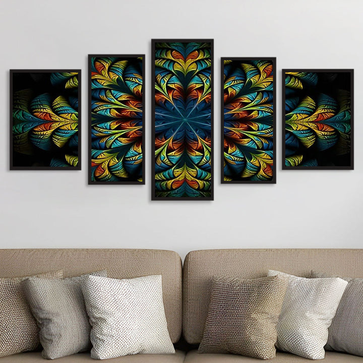 Geheimzinnige Bloemenwereld 5 Platen Diamond Painting