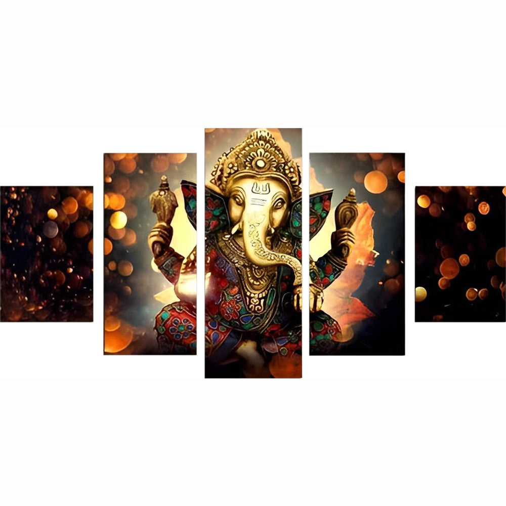 Goddelijke Olifantengod 5 Platen Diamond Painting