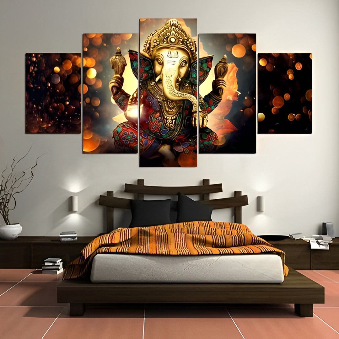 Goddelijke Olifantengod 5 Platen Diamond Painting