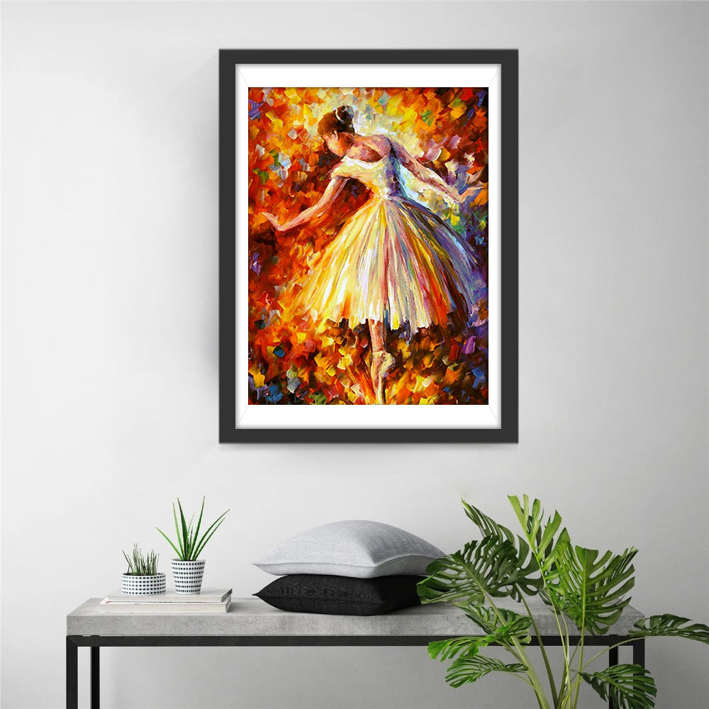 Gratieuze Dans van de Ballerina Diamond Painting