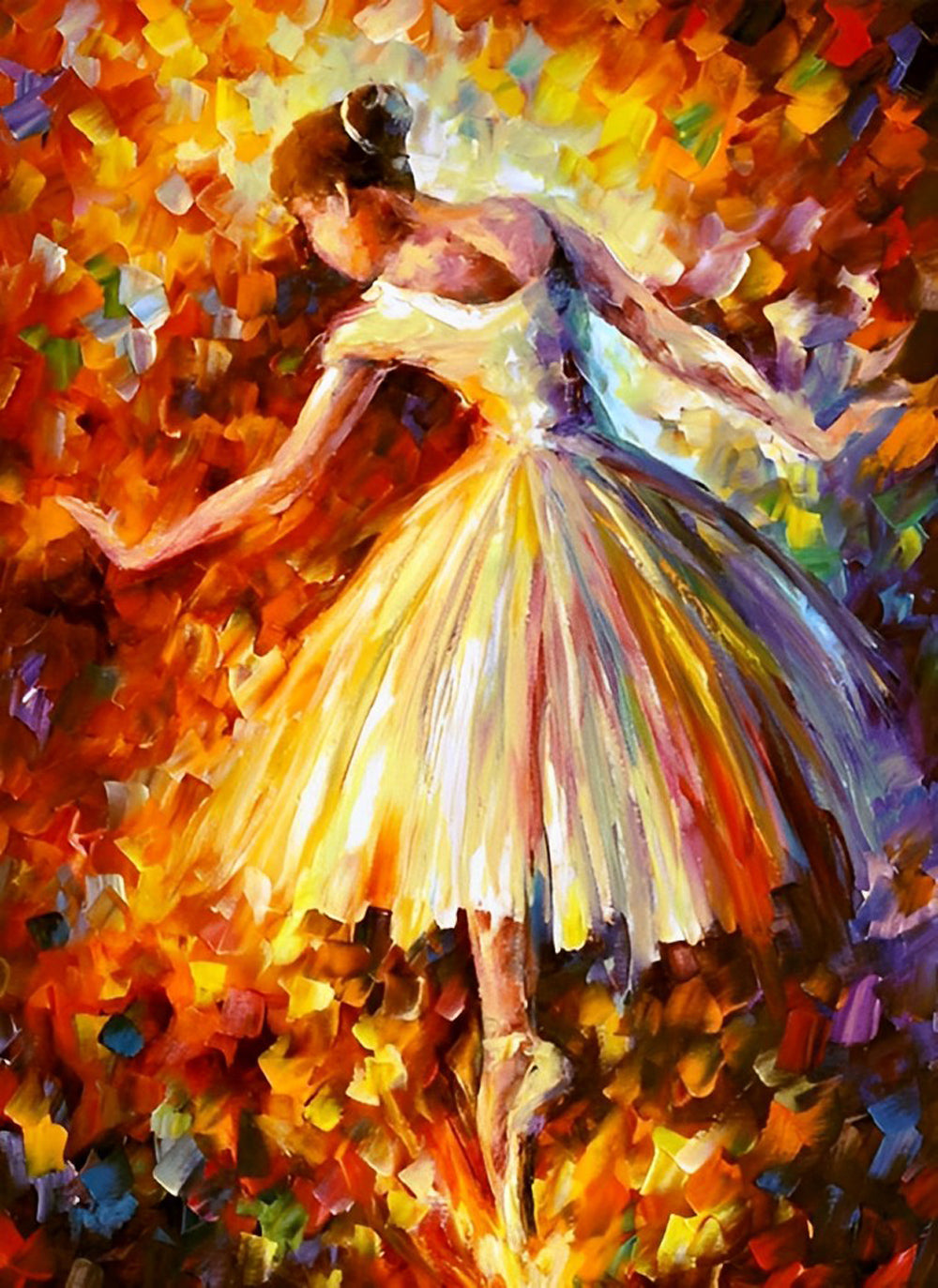 Gratieuze Dans van de Ballerina Diamond Painting