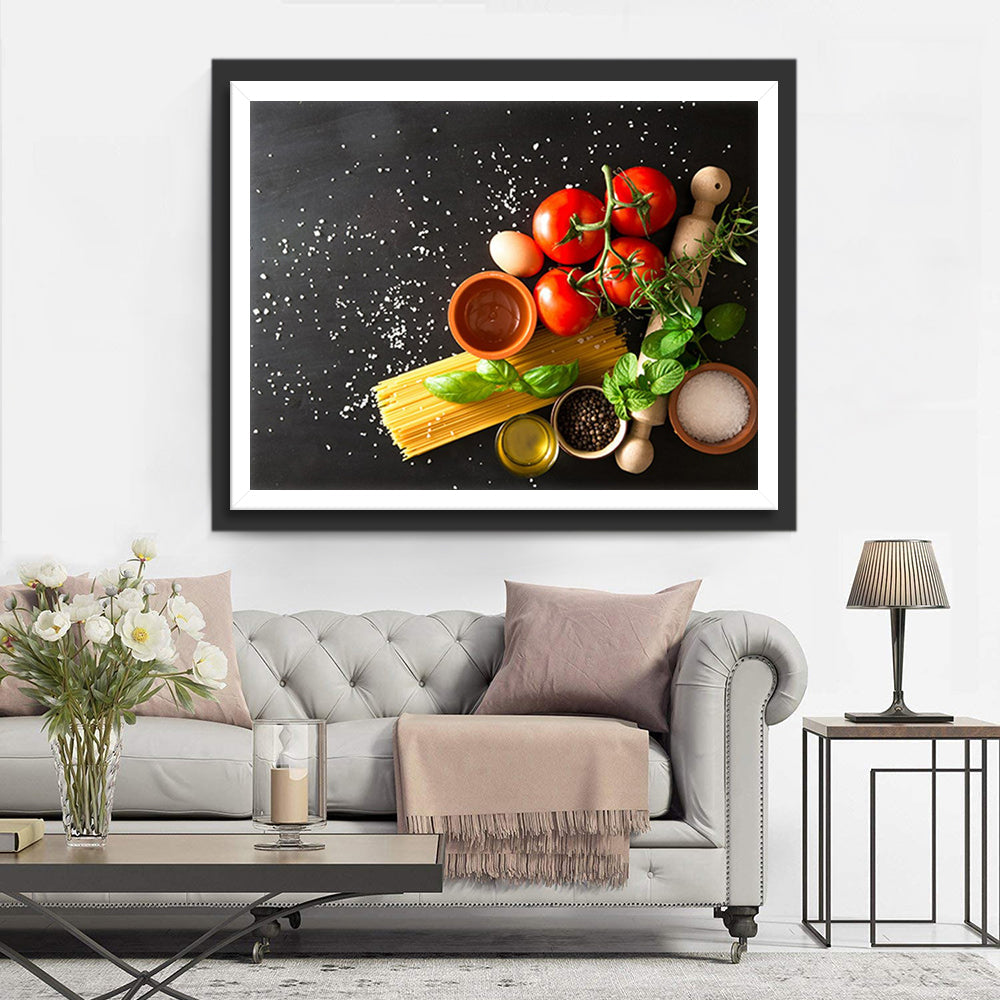 Groenten en Kruiden Diamond Painting