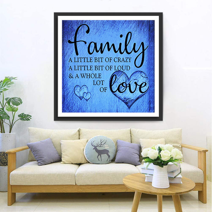Hartverwarmende Familie Diamond Painting