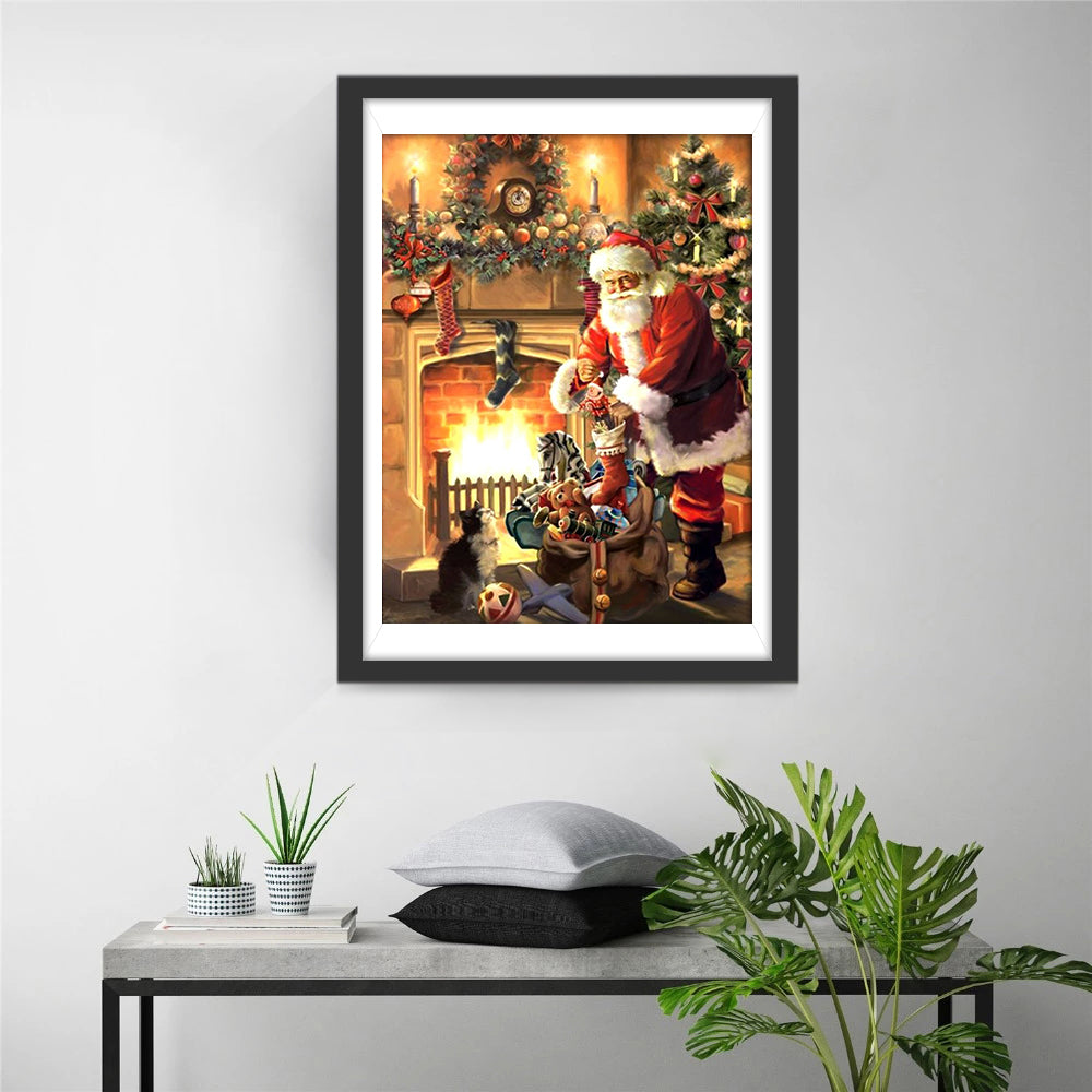 Hartverwarmende Kerstbeelden Diamond Painting