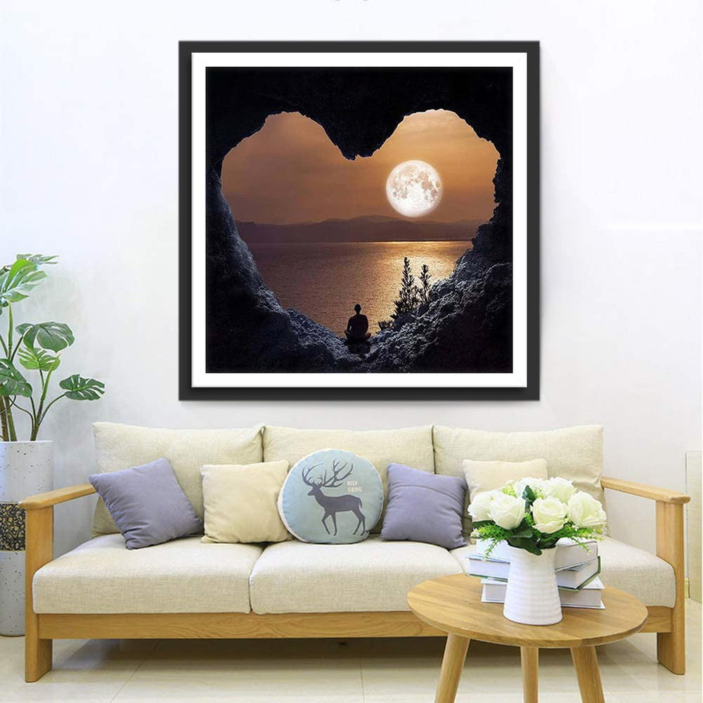 Hartvormige Diamond Painting