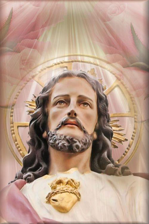 Heilig Hart van Jezus in Glorie Diamond Painting