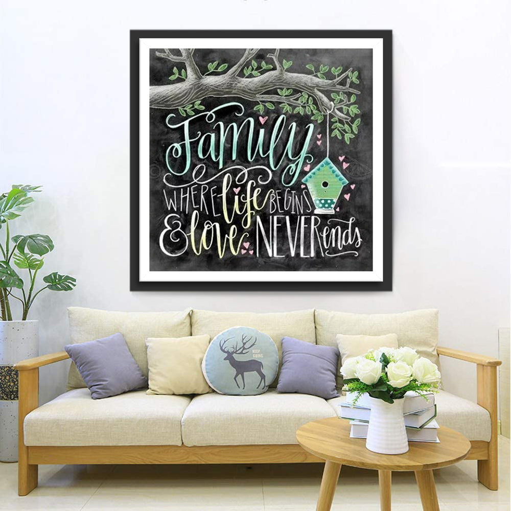 Het Belang van Familie Diamond Painting