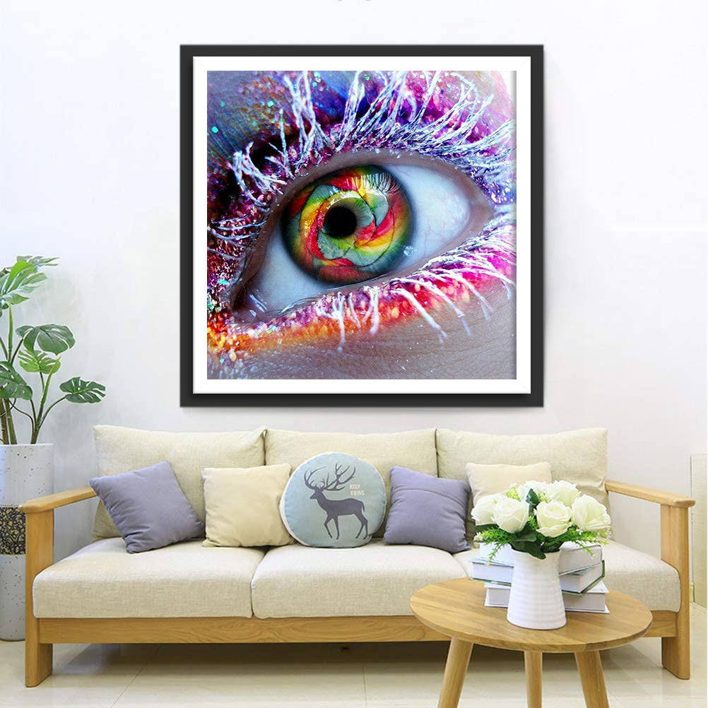 Het Dromerige en Mysterieuze Oog Diamond Painting