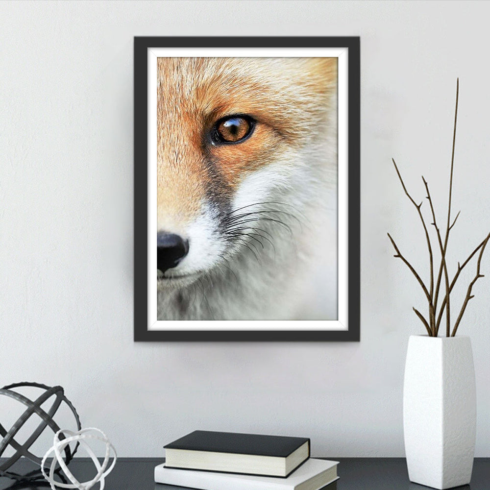 Het Halve Gezicht van de Wolf Diamond Painting
