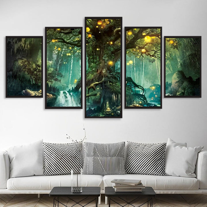 Het Magische Boomrijk 5 Platen Diamond Painting