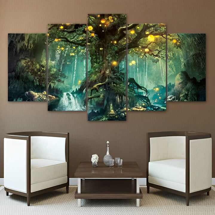 Het Magische Boomrijk 5 Platen Diamond Painting