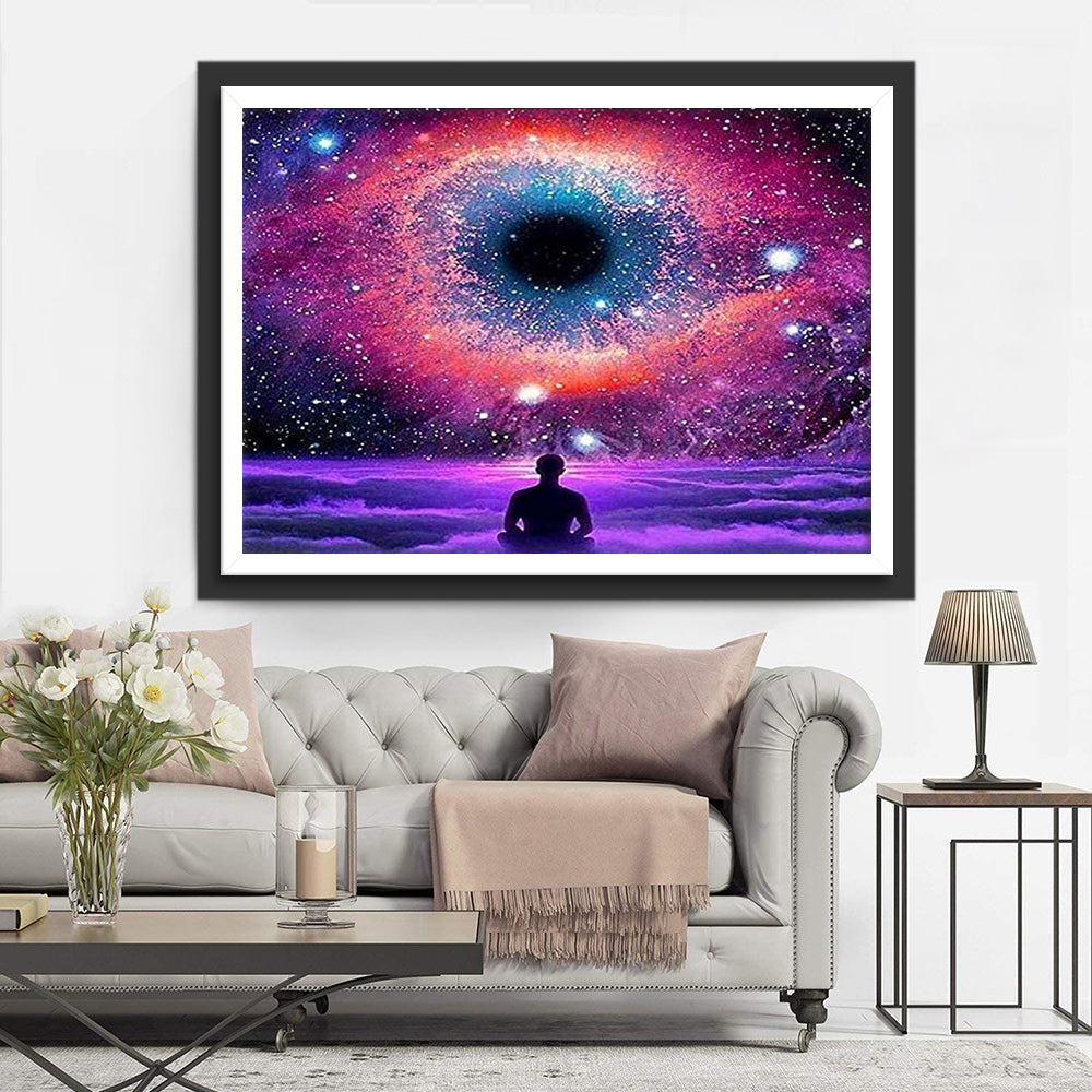 Het Mysterieuze Oog van de Kosmos Diamond Painting
