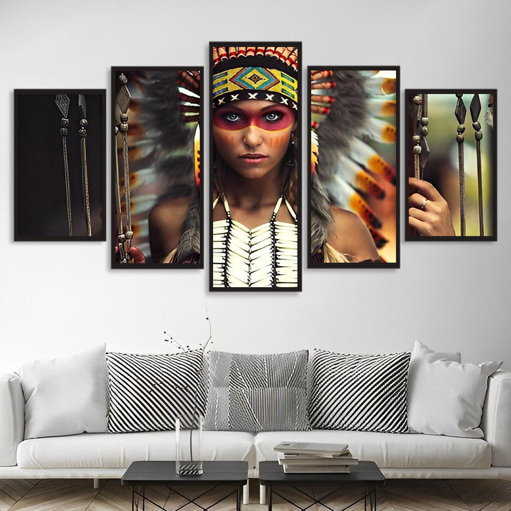Indiase Geest in Beeld 5 Platen Diamond Painting