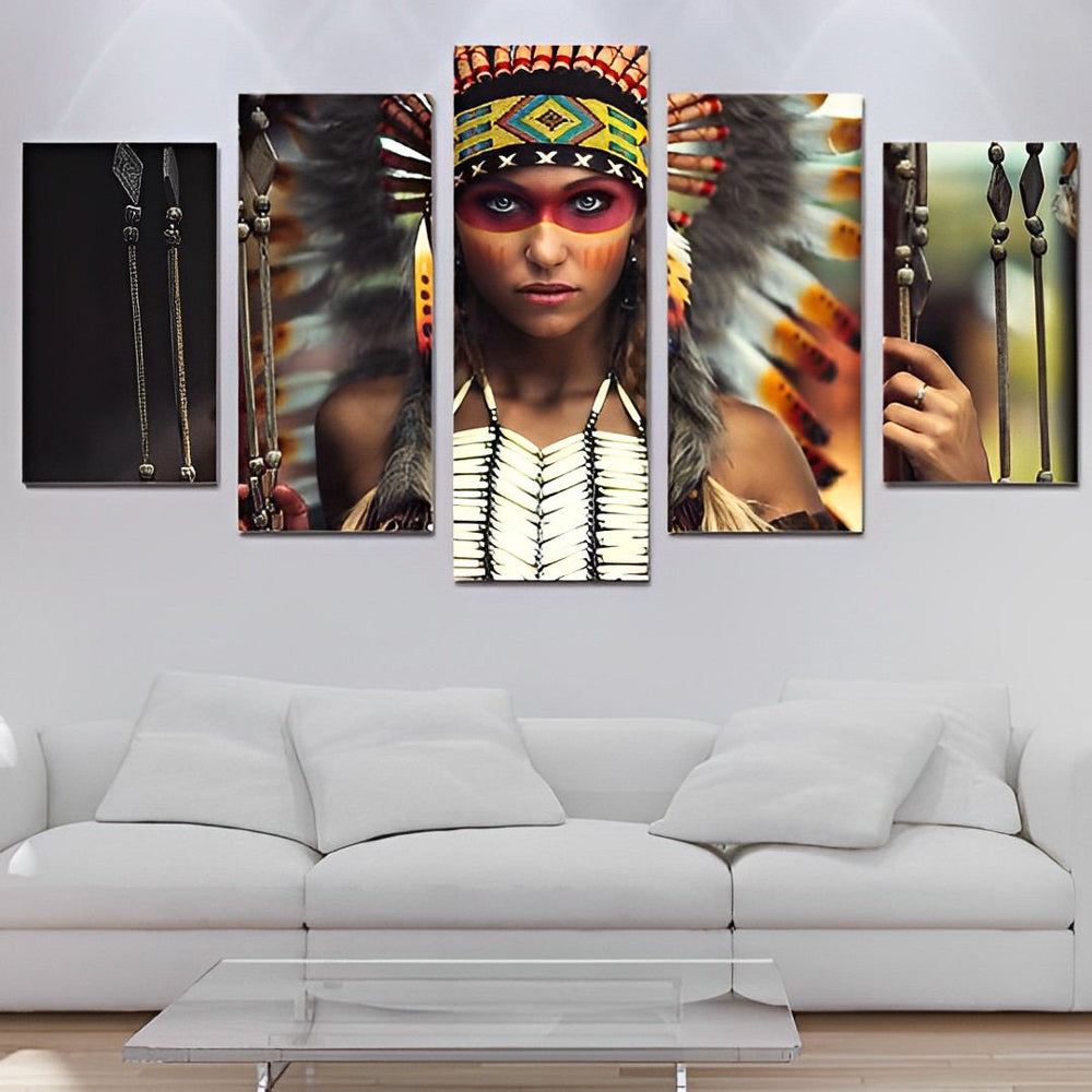 Indiase Geest in Beeld 5 Platen Diamond Painting