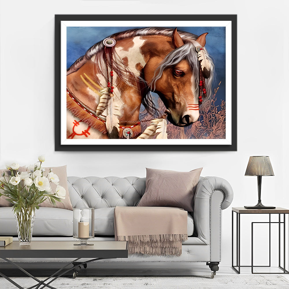 Indisch Paard Diamond Painting