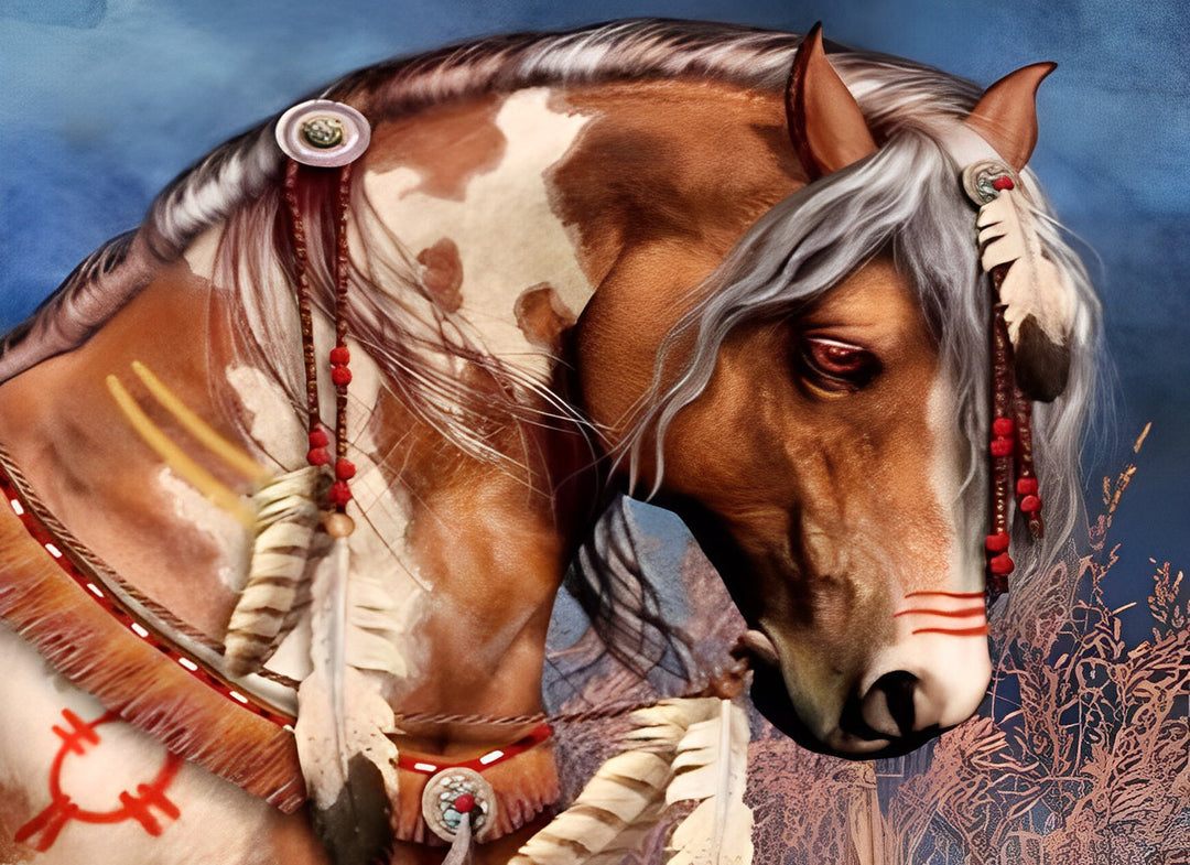 Indisch Paard Diamond Painting