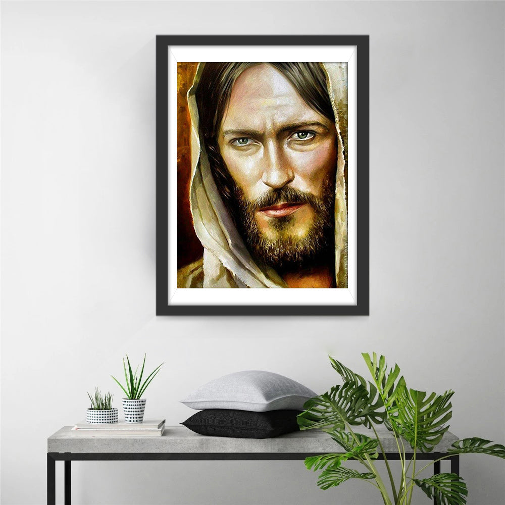 Jezus met Hoofddoek Diamond Painting