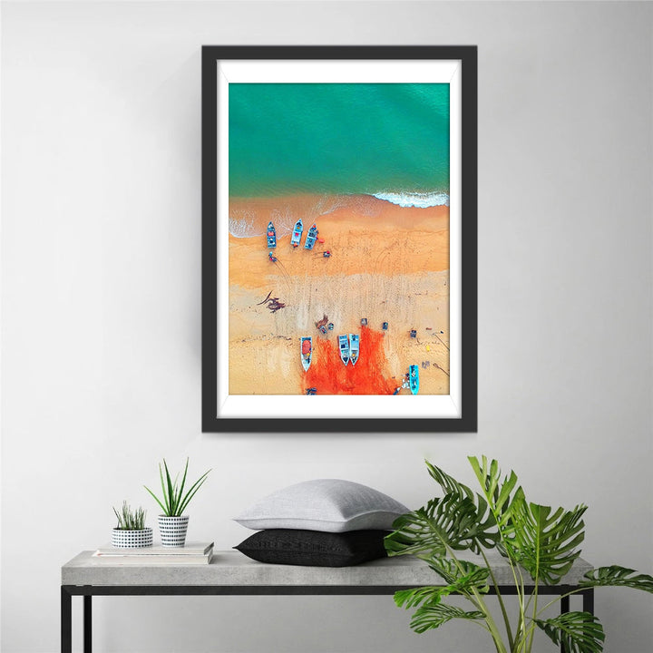 Kalm Strandtooneel Diamond Painting