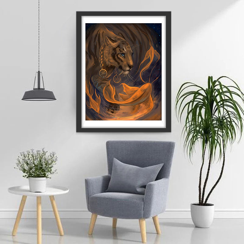 Karper en Tijger Diamond Painting