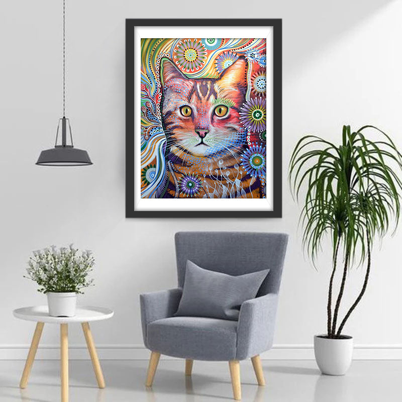 Kat en Breipatroon Diamond Painting