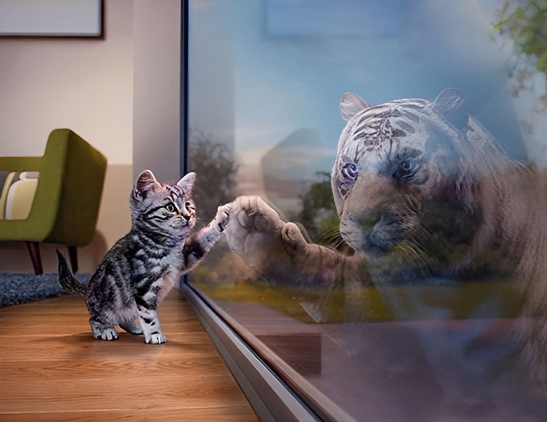 Kat en Tijger Diamond Painting